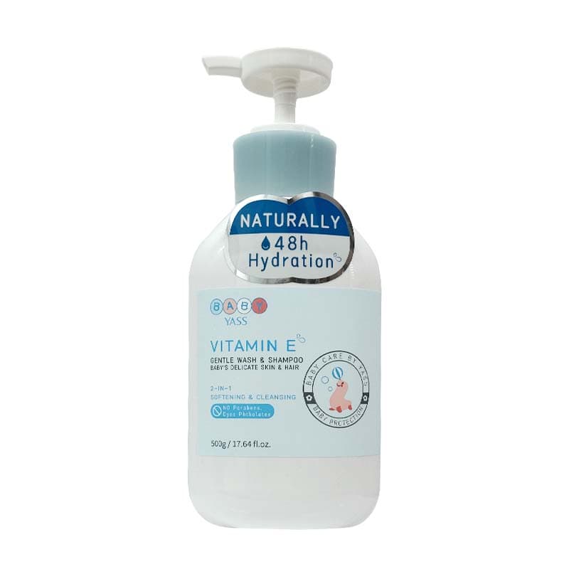 YASS Baby Vitamin E Gentle Wash & Shampoo